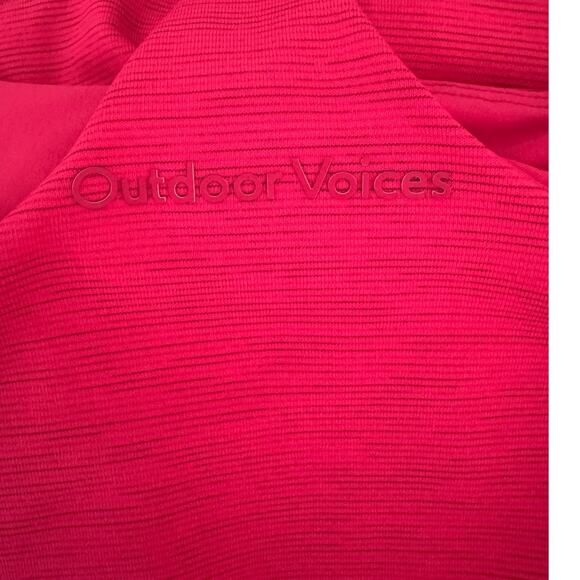 Outdoor Voices The Exercise Dress with shorts pink stripe size medium M - Picture 7 of 8